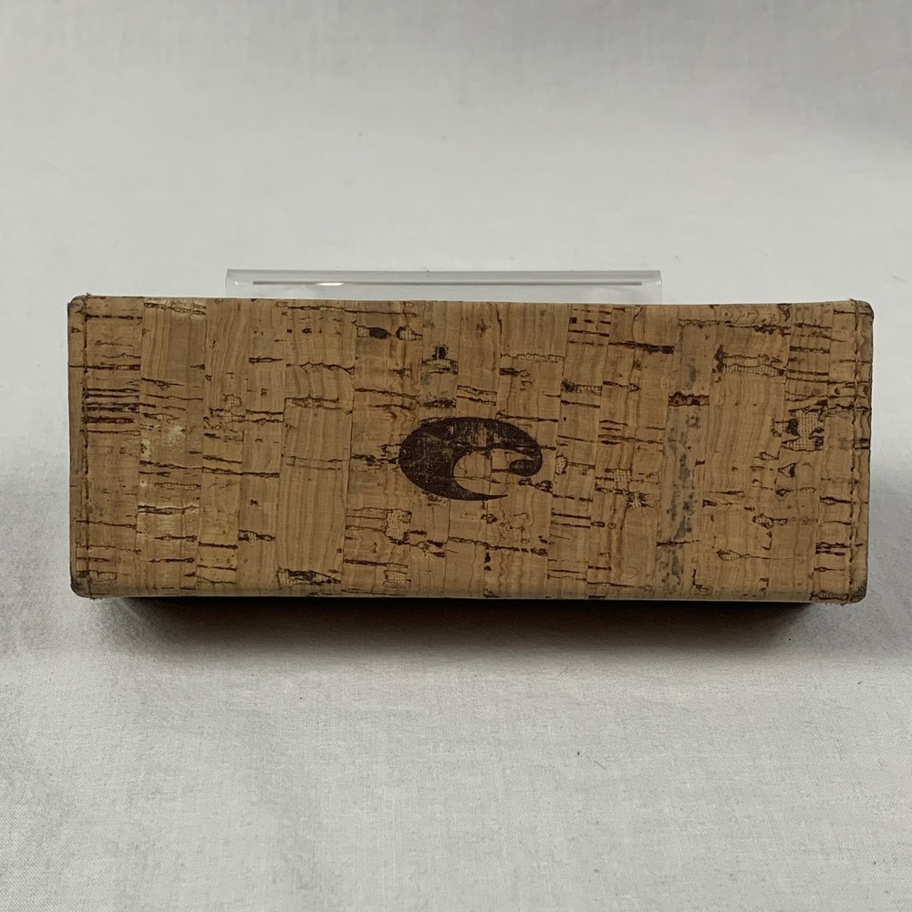 Costa Cork Eyewear Case with Logo, no glasses, case only Minimalist Preppy